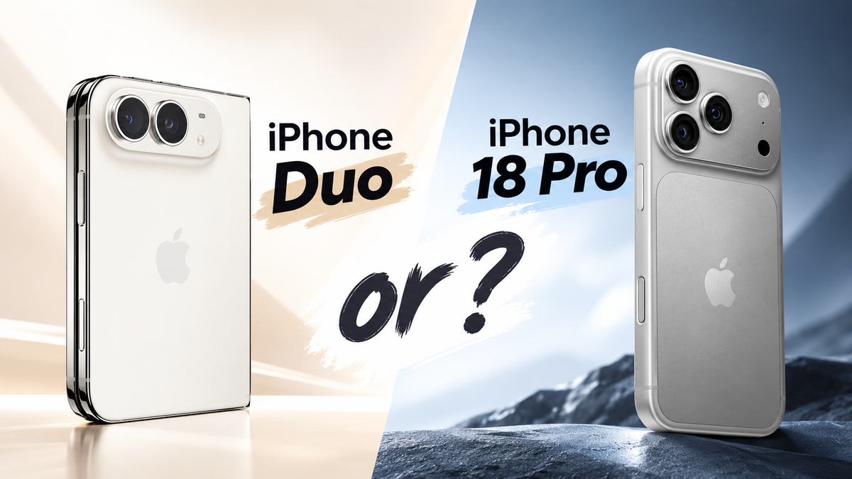 iPhone Duo vs iPhone 18 Pro