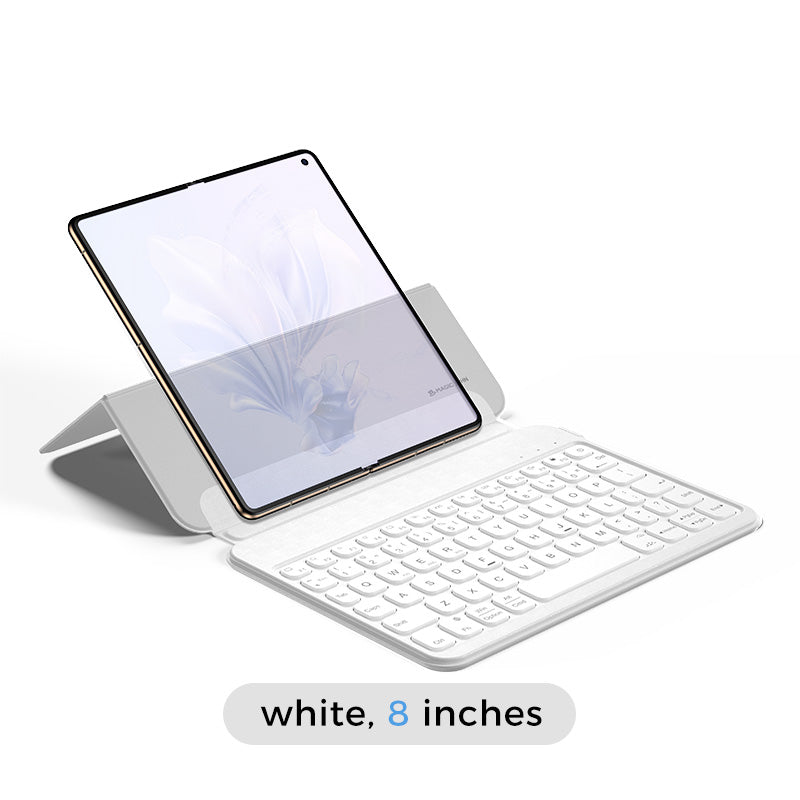 MAGIC JOHN Portable Bluetooth Magic Keyboard Case with iPad 8''–11''
