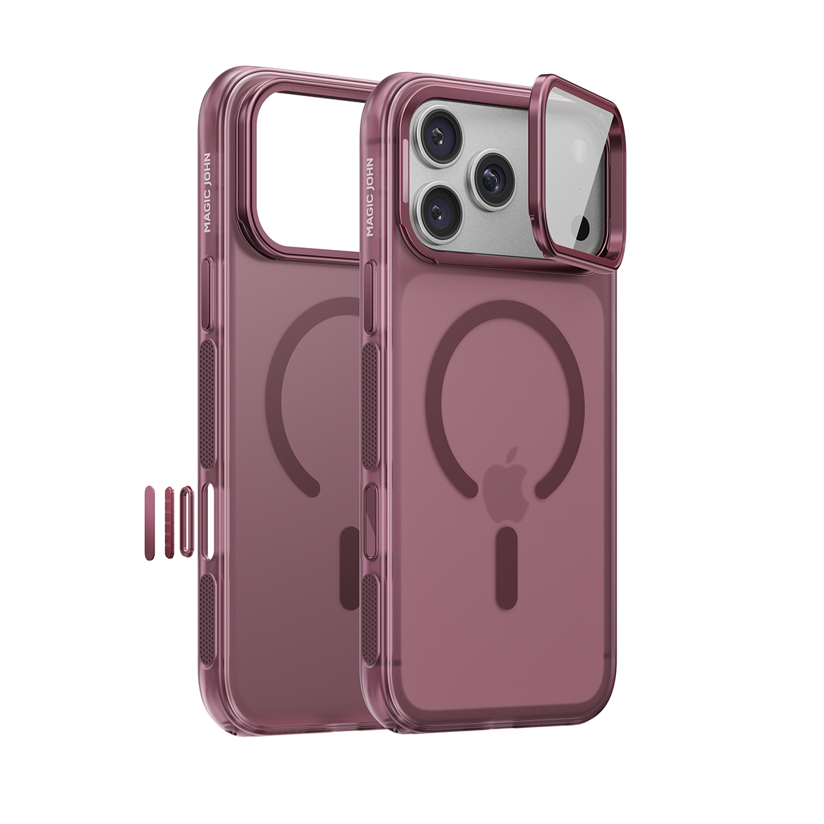 iPhone 17 K129 Magnetic Camera Stand Phone Case