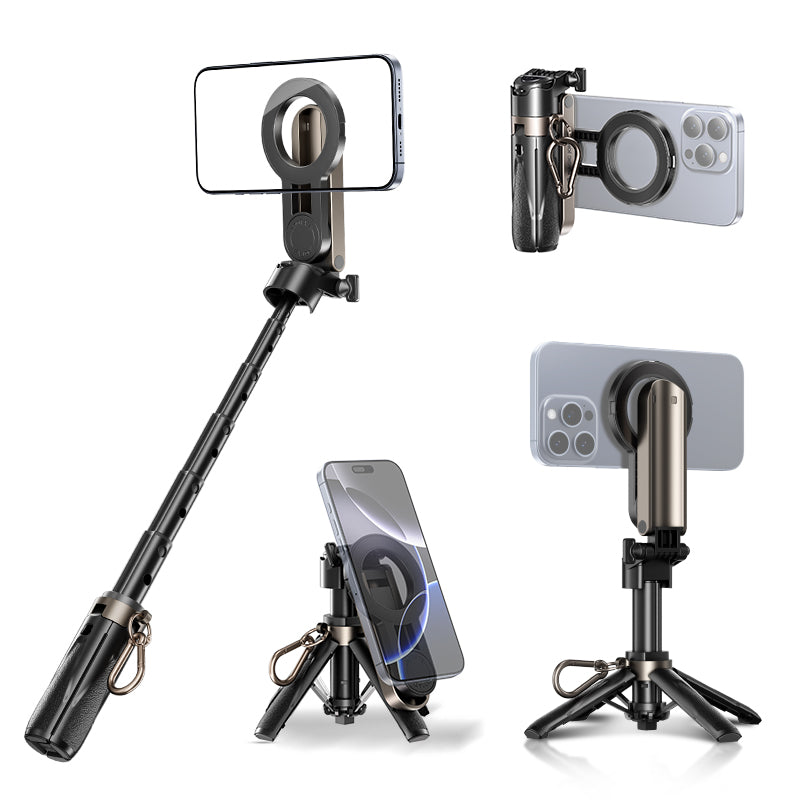 MAGIC JOHN Portable multifunctional selfie stick