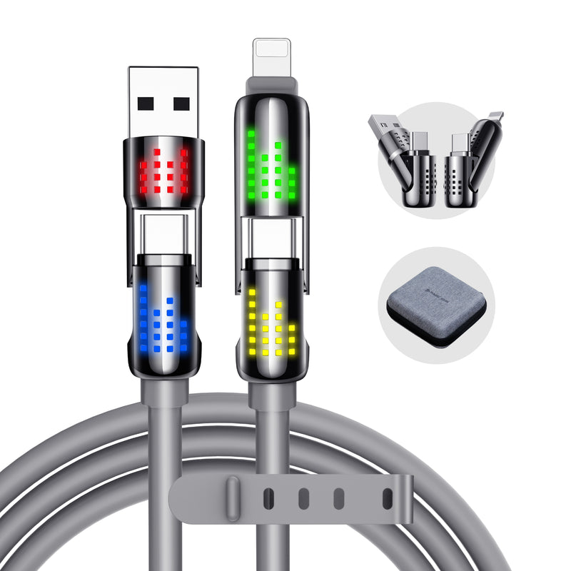 240W 4-in-1 USB Fast Charging Cable (Set Gift)
