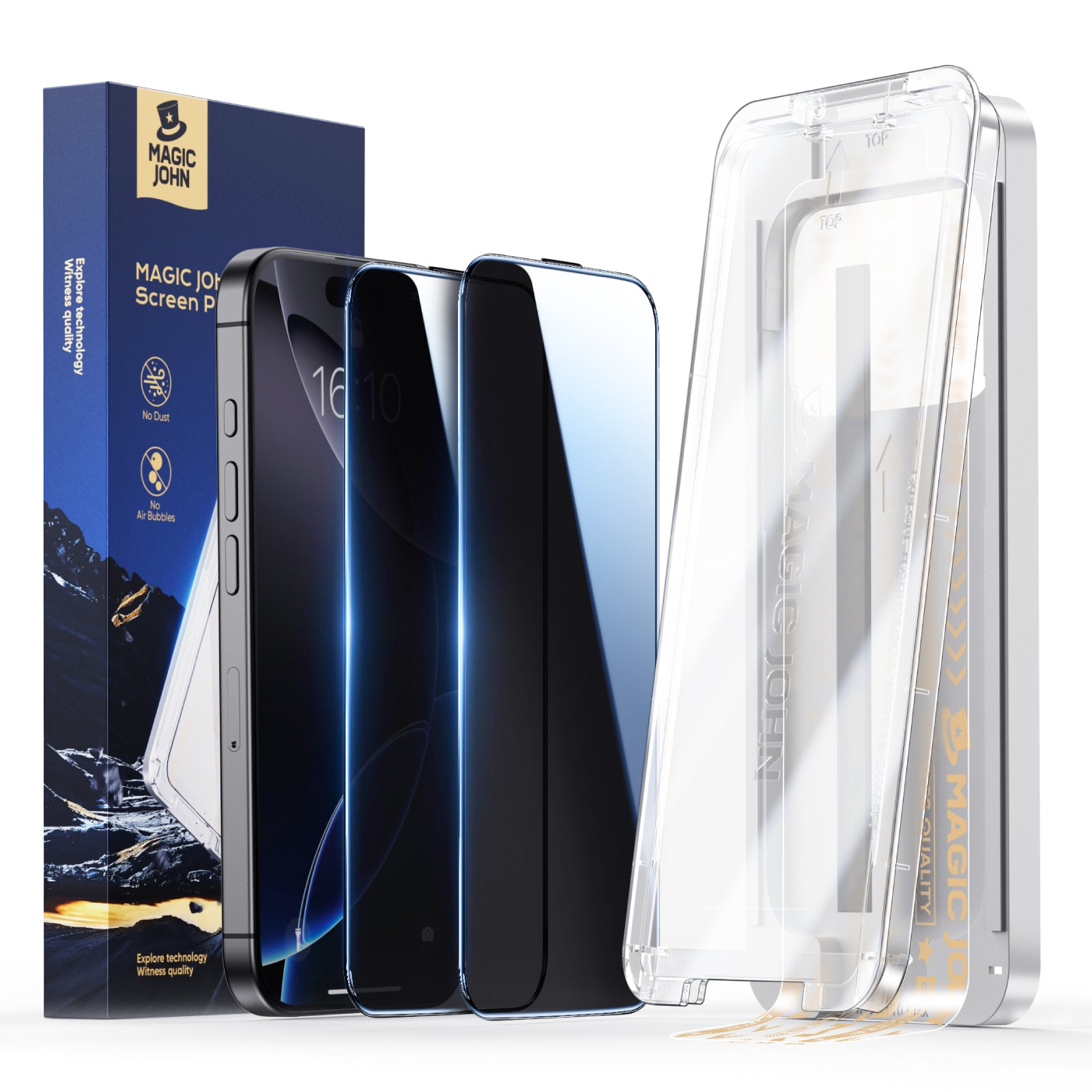 MAGIC JOHN Upgraded Screen Protector - Automatic Dust Free Eco-Friendly Protection