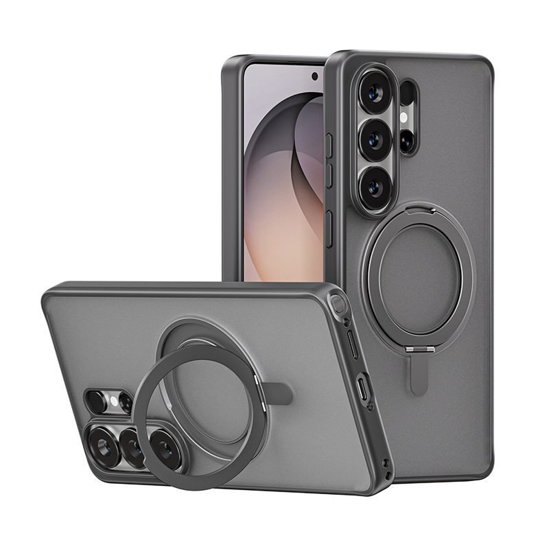 MAGIC JOHN 360° Invisible Magnetic Stand Phone Case for iPhone/Samsung