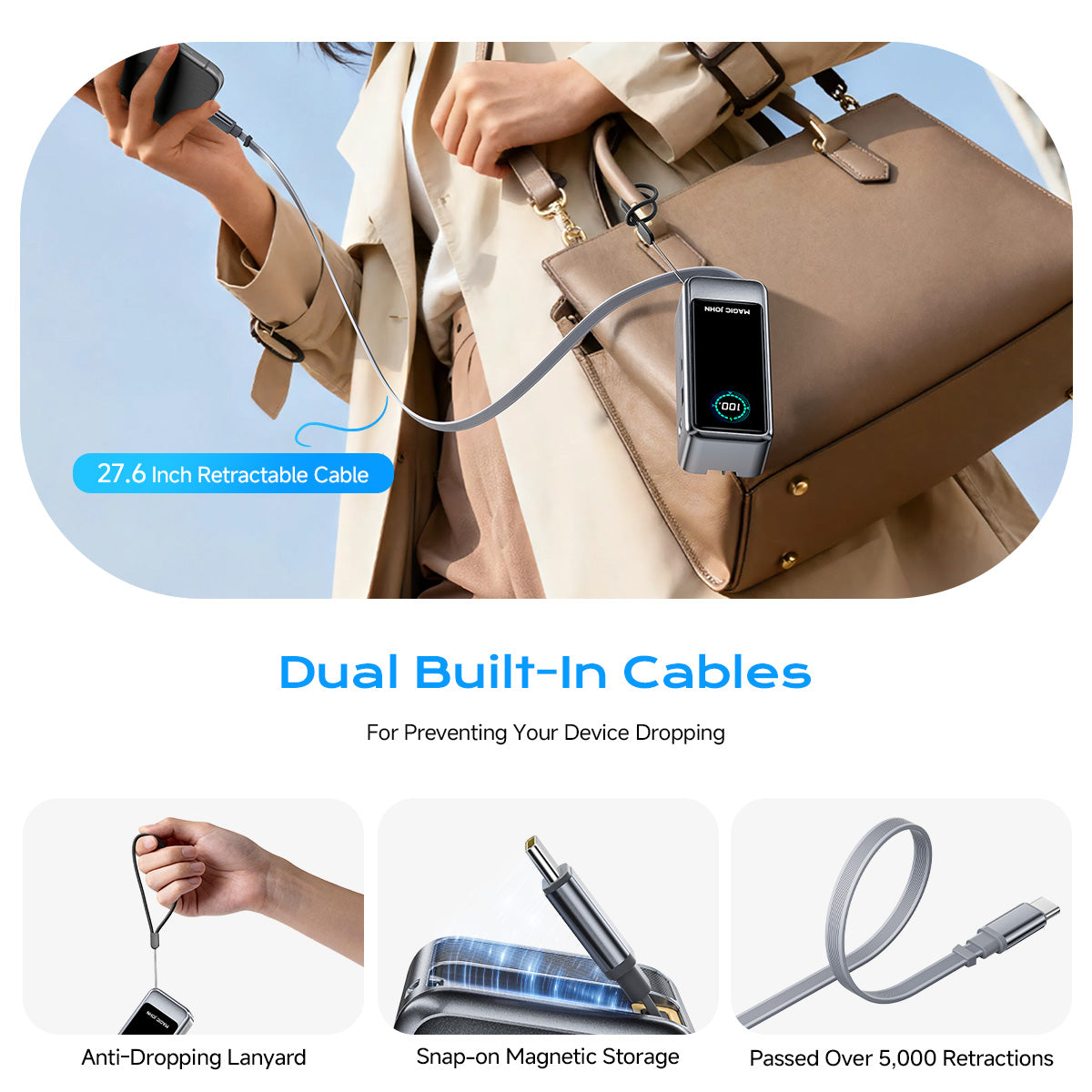 MAGIC JOHN 4-IN-1 67W Power Bank