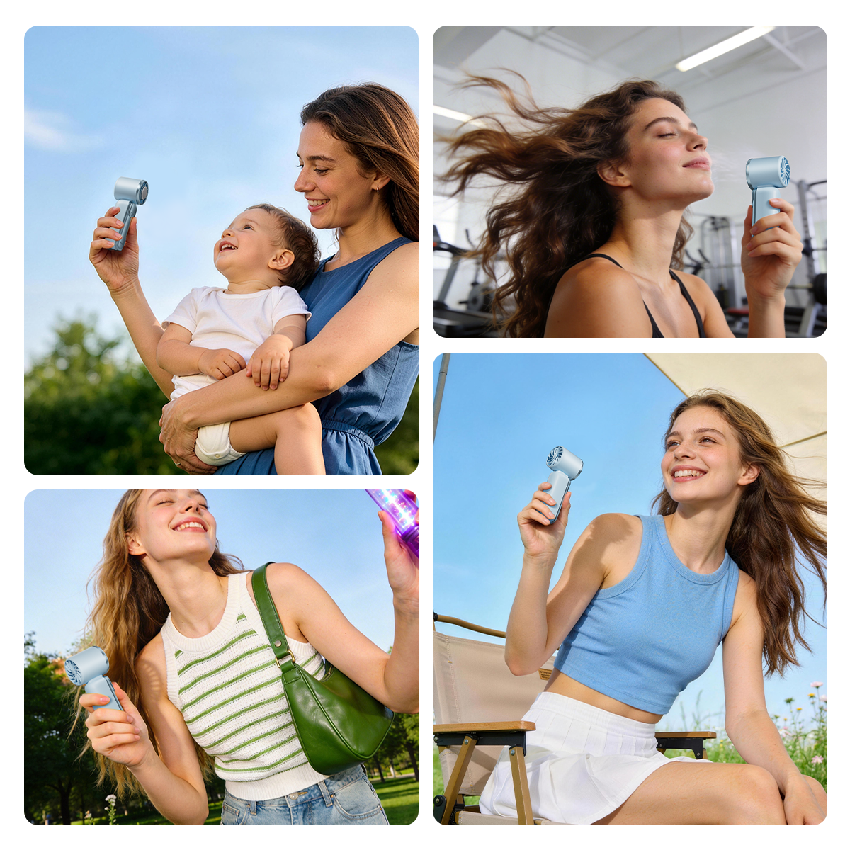 MAGIC JOHN Mini Handheld Cooling Fan