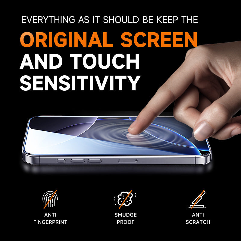 MAGIC JOHN iPhone Displayschutzfolie – Staubfrei ohne Blasen