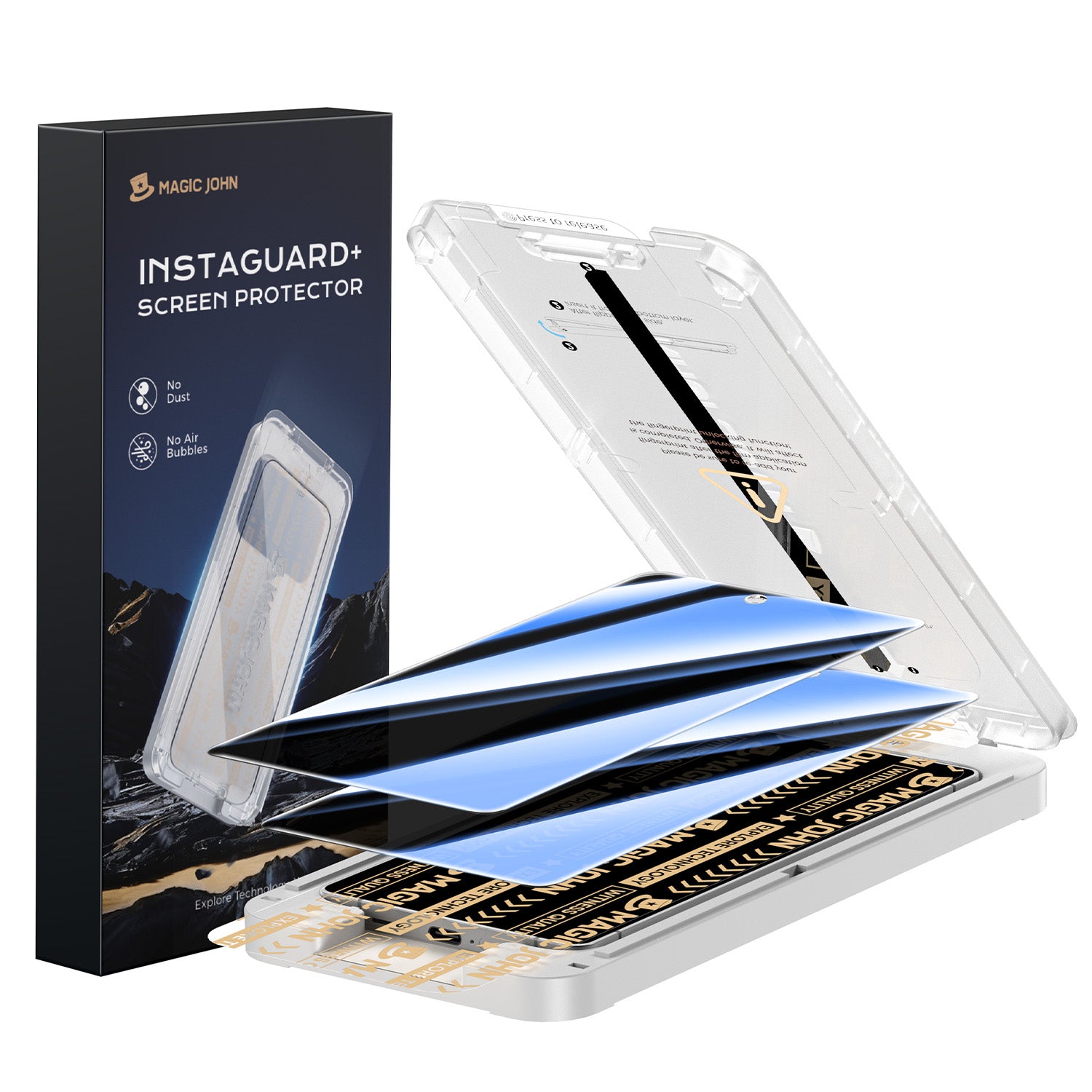 MAGIC JOHN 3rd Generation Screen Protector for Samsung - Automatic Dust Free Eco-Friendly Protection