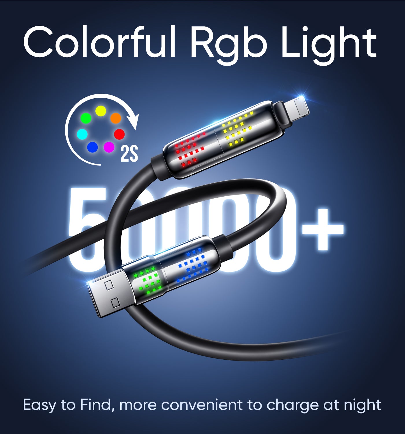 MAGIC JOHN 240W 4-in-1 USB Fast Charging Cable