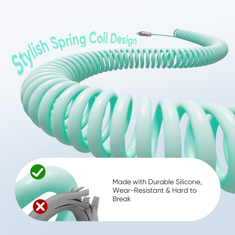 MAGIC JOHN 4-IN-1 Coiled Multi-Charging Cable