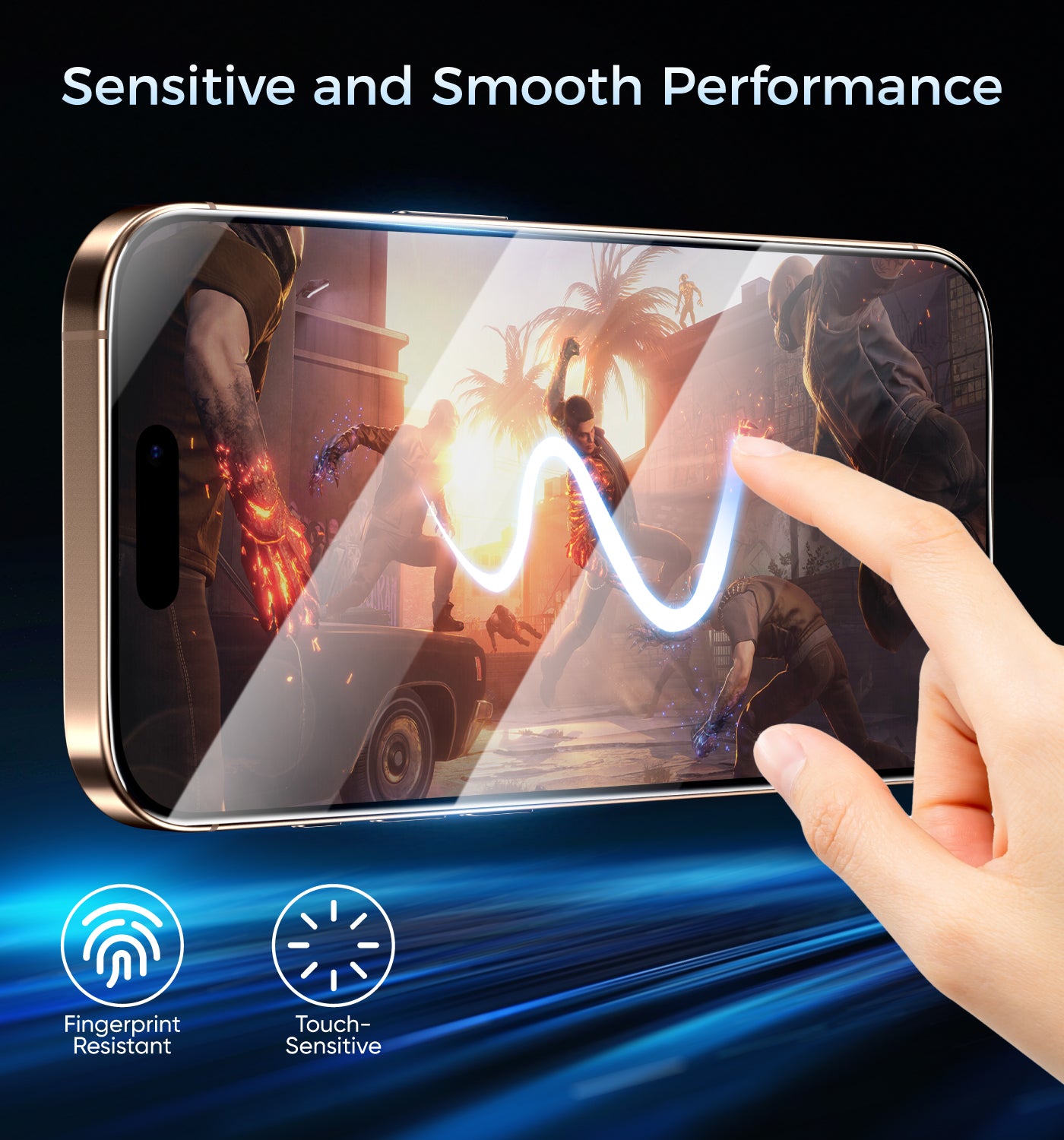 MAGIC JOHN Upgraded Screen Protector for Samsung - Automatic Dust Free Eco-Friendly Protection