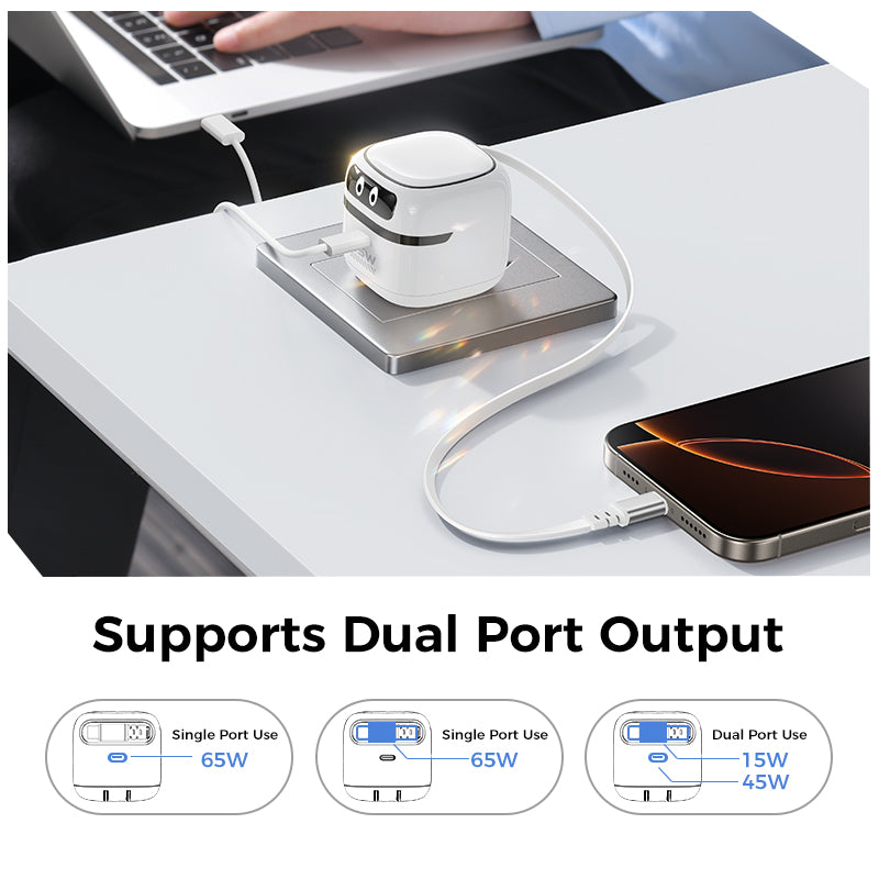 MAGIC JOHN Robot Retractable Fast Charging Charger