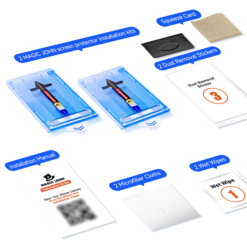 MAGIC JOHN Nintendo Switch 2 Screen Protector - One-Touch Easy Application Ultimate Protection
