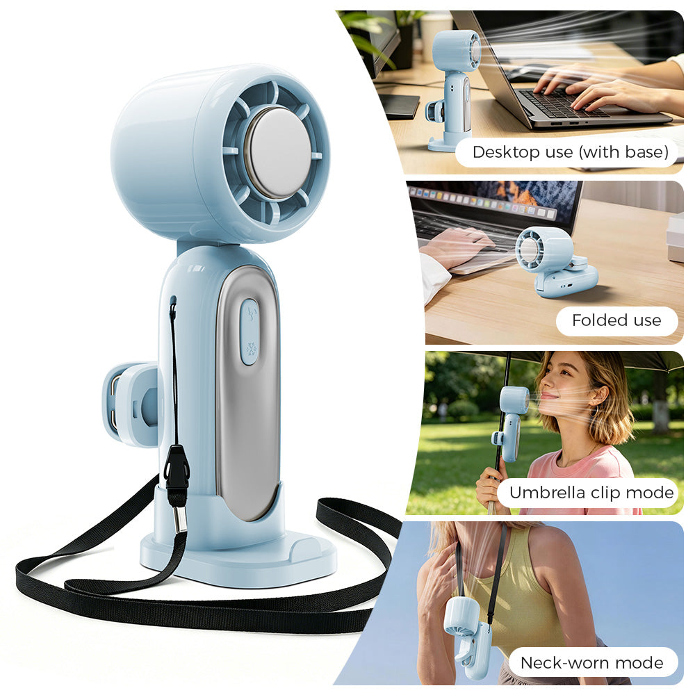 Mini ventilatore portatile rinfrescante