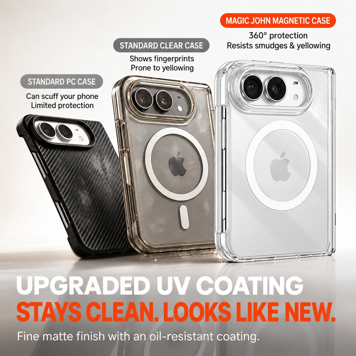 iPhone Duo Matte Case & AR Screen Protector Set
