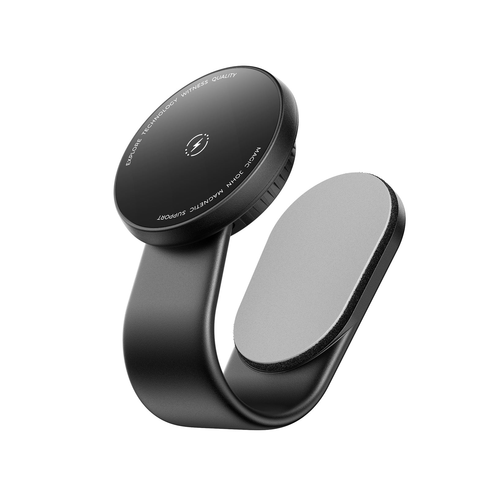 MAGIC JOHN Magnetic Car Mount with Wireless Charging