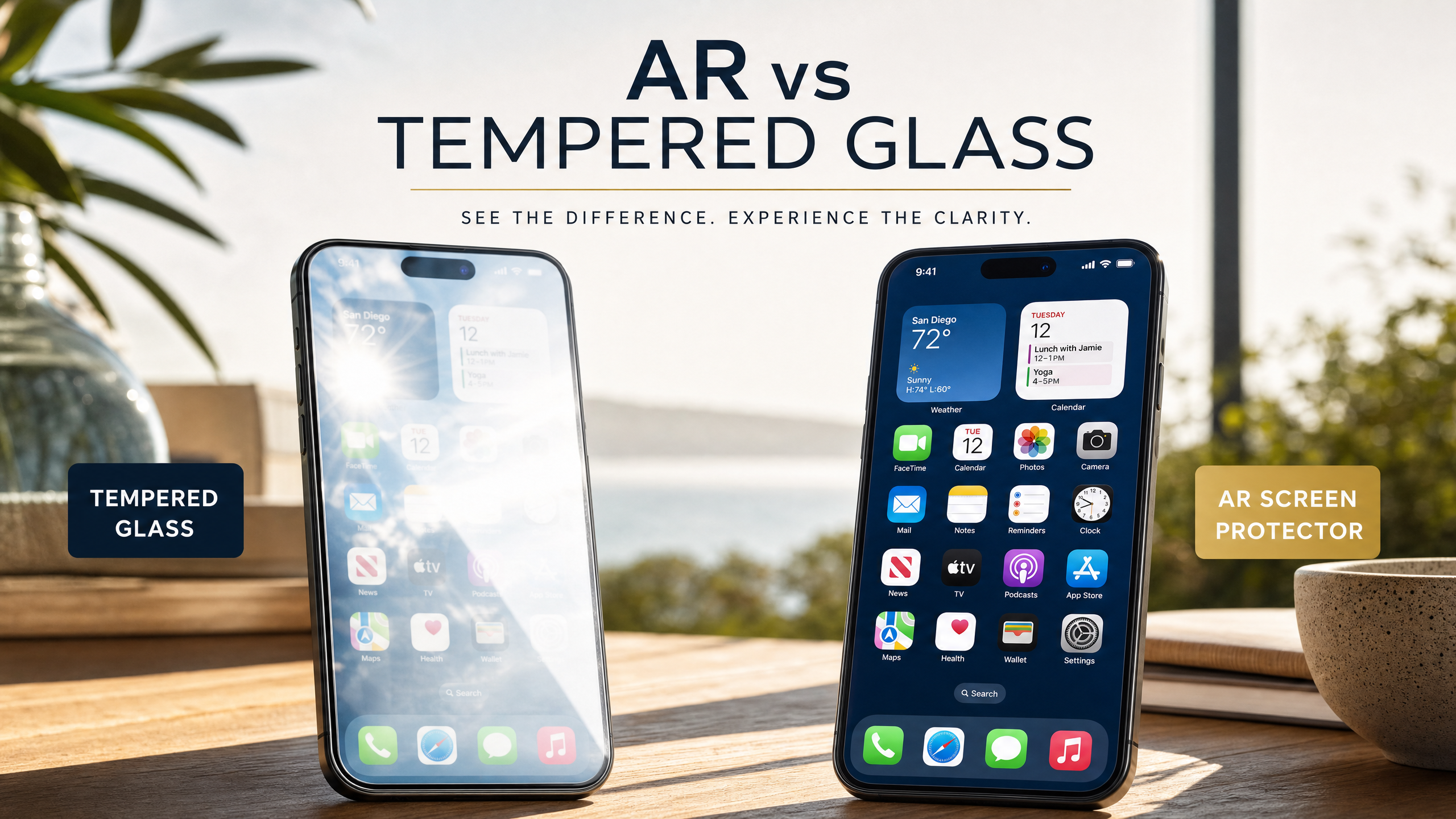 AR Screen Protector vs Tempered Glass
