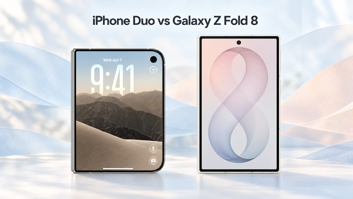 Samsung vs Apple Foldable Design: iPhone Duo vs Galaxy Z Fold 8