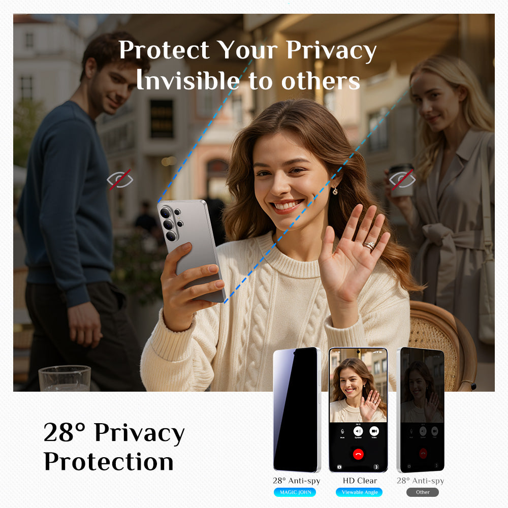 MAGIC JOHN 2nd Generation Samsung Screen Protector - Dust Free Without Bubbles