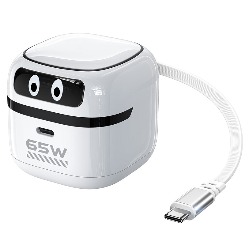 Caricatore GaN retrattile robot da 65 W