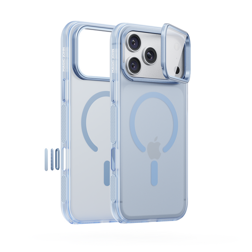 iPhone 17 K129 Magnetic Camera Stand Phone Case