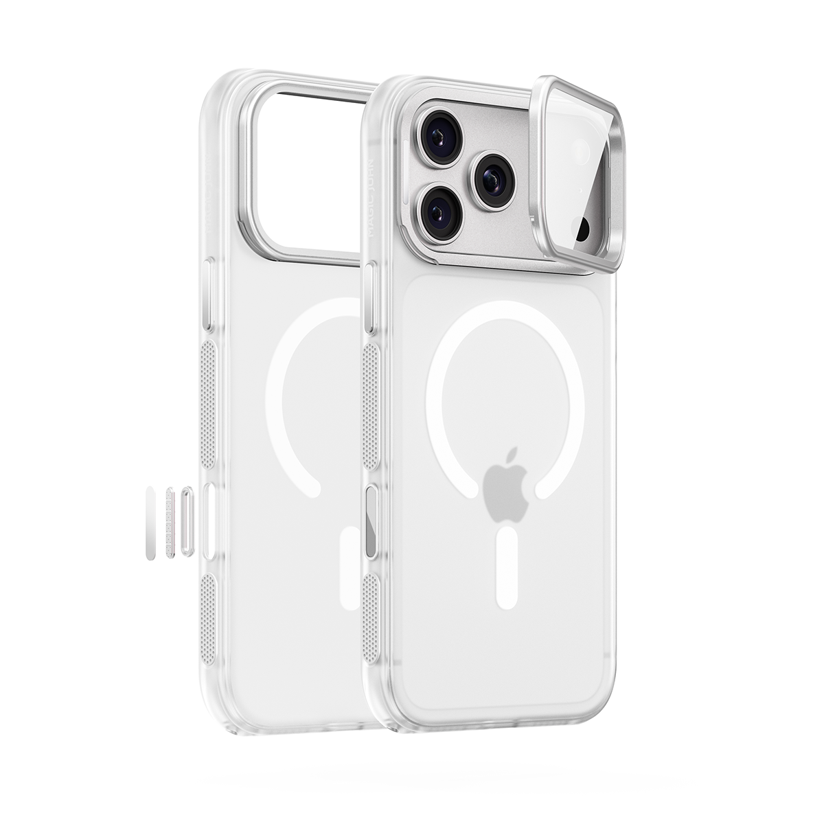 iPhone 17 K129 Magnetic Camera Stand Phone Case