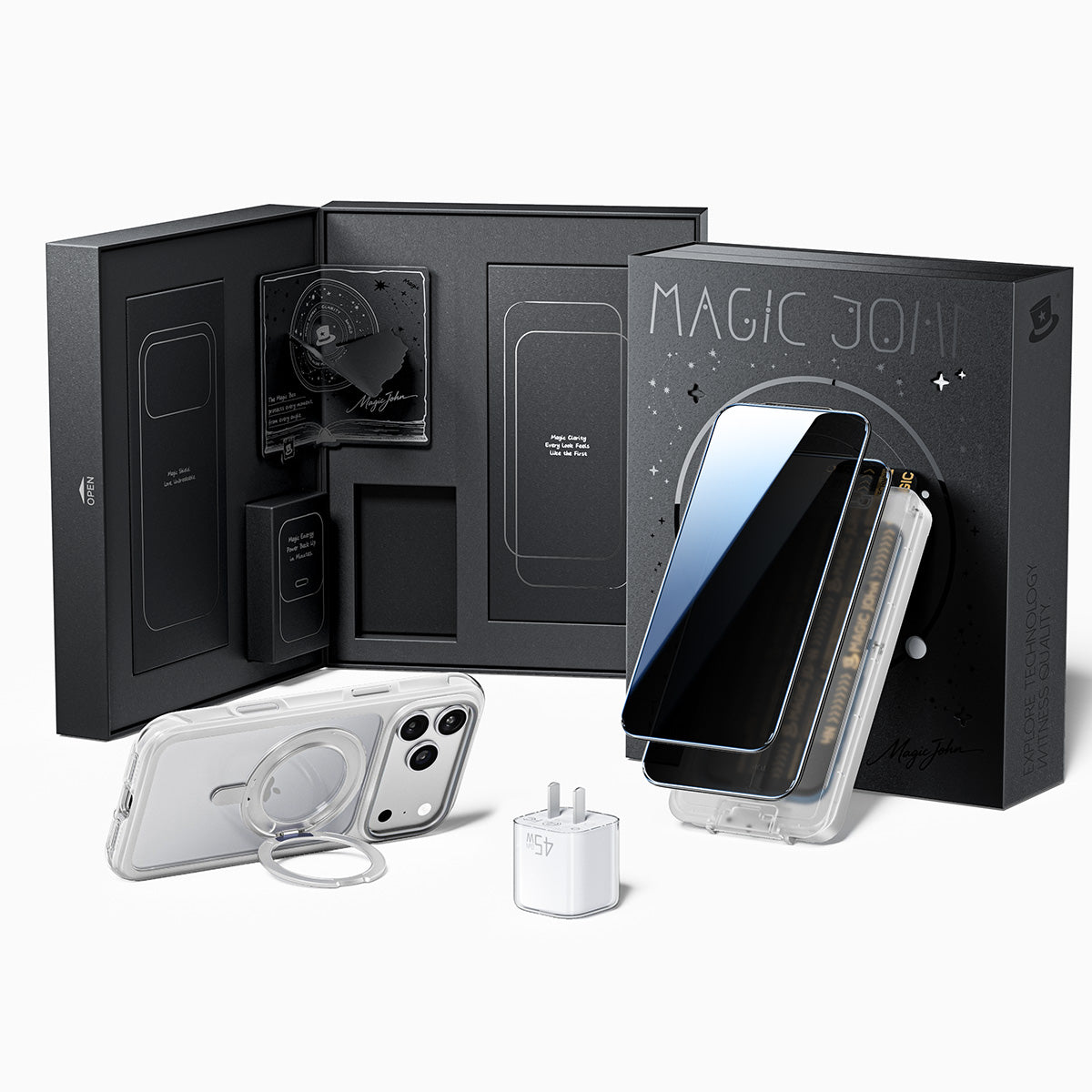Set di accessori 3 in 1 Essential per iPhone 18