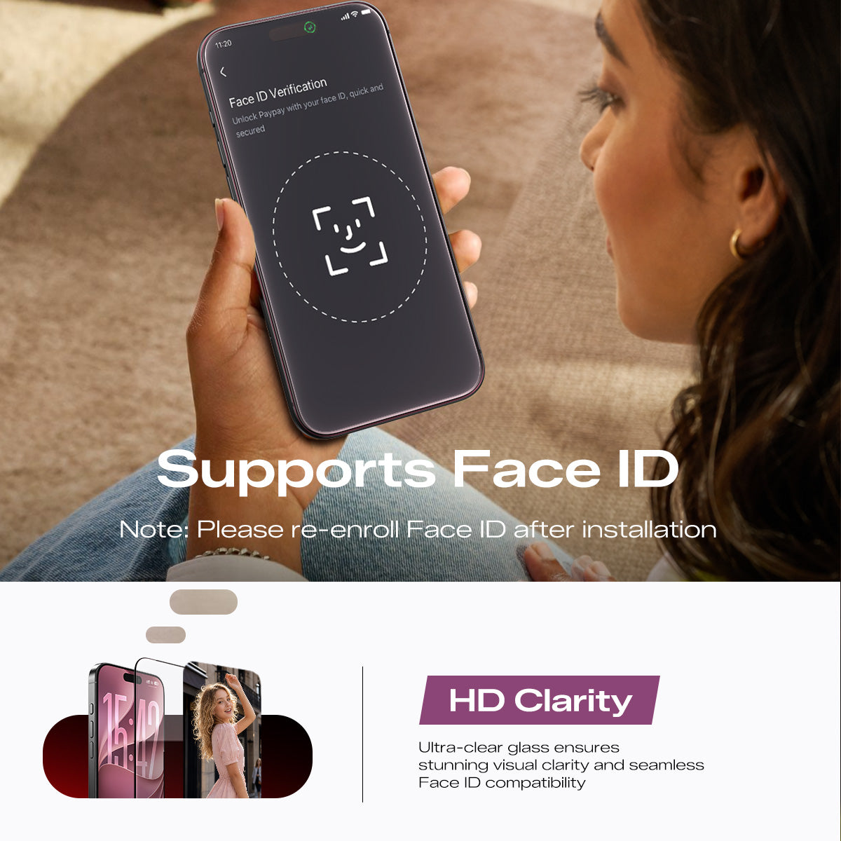 Protector de pantalla para el iPhone 17 (2.ª generación)