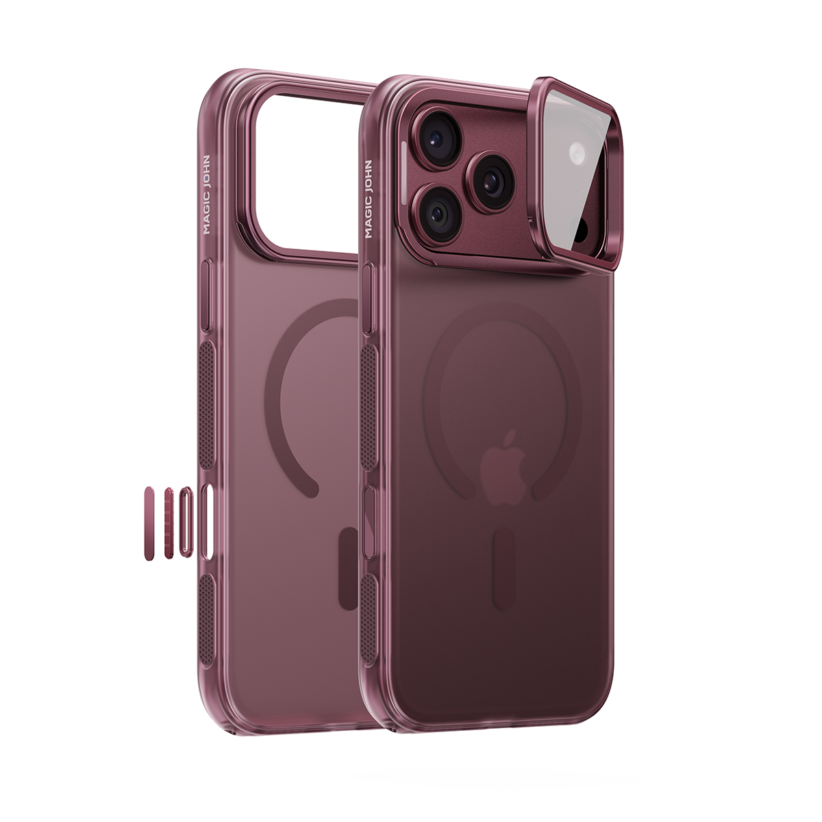Funda con soporte magnético para cámara del iPhone 18 K129