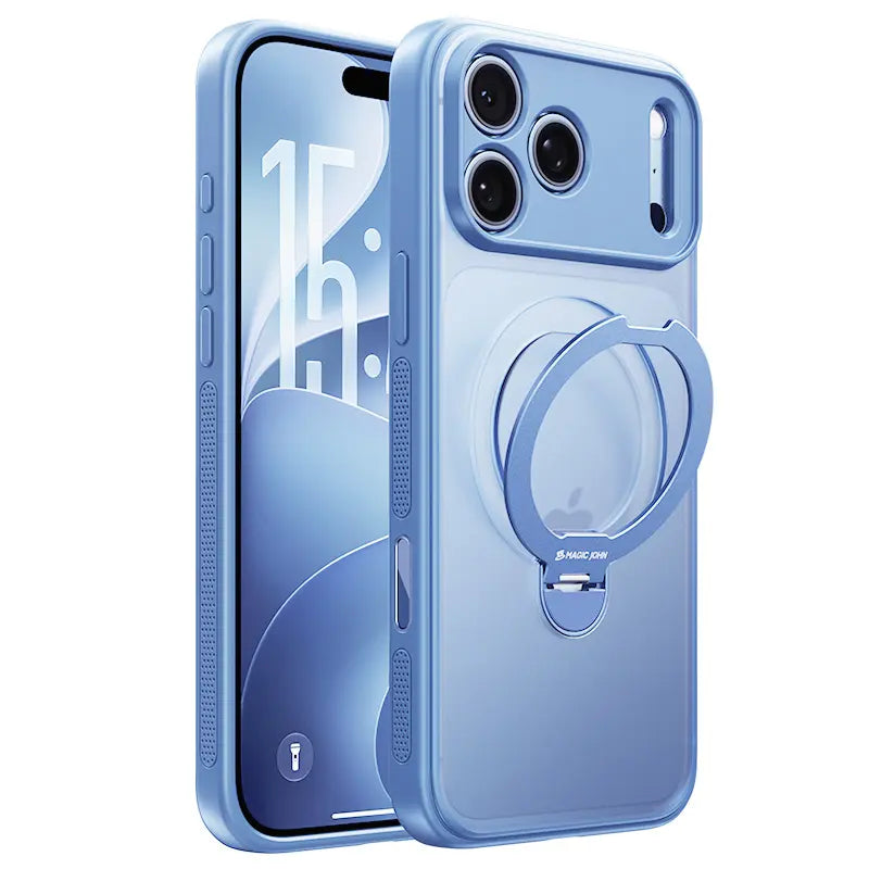 Custodia con supporto magnetico invisibile a 360° per iPhone 18