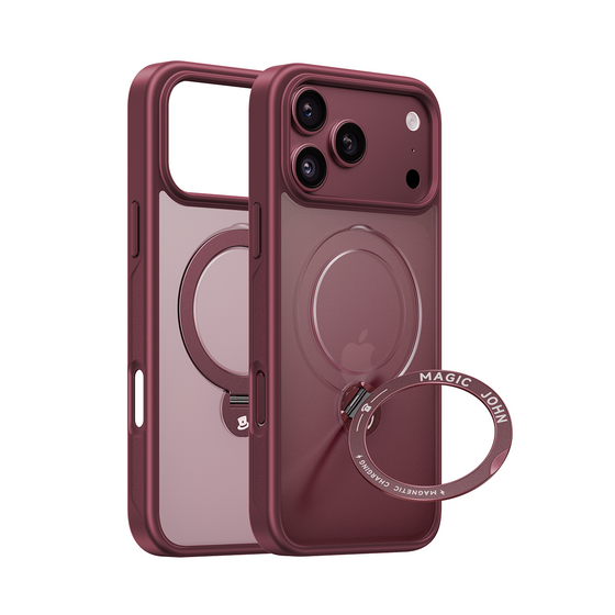 iPhone 18 360° Invisible Magnetic Stand Case