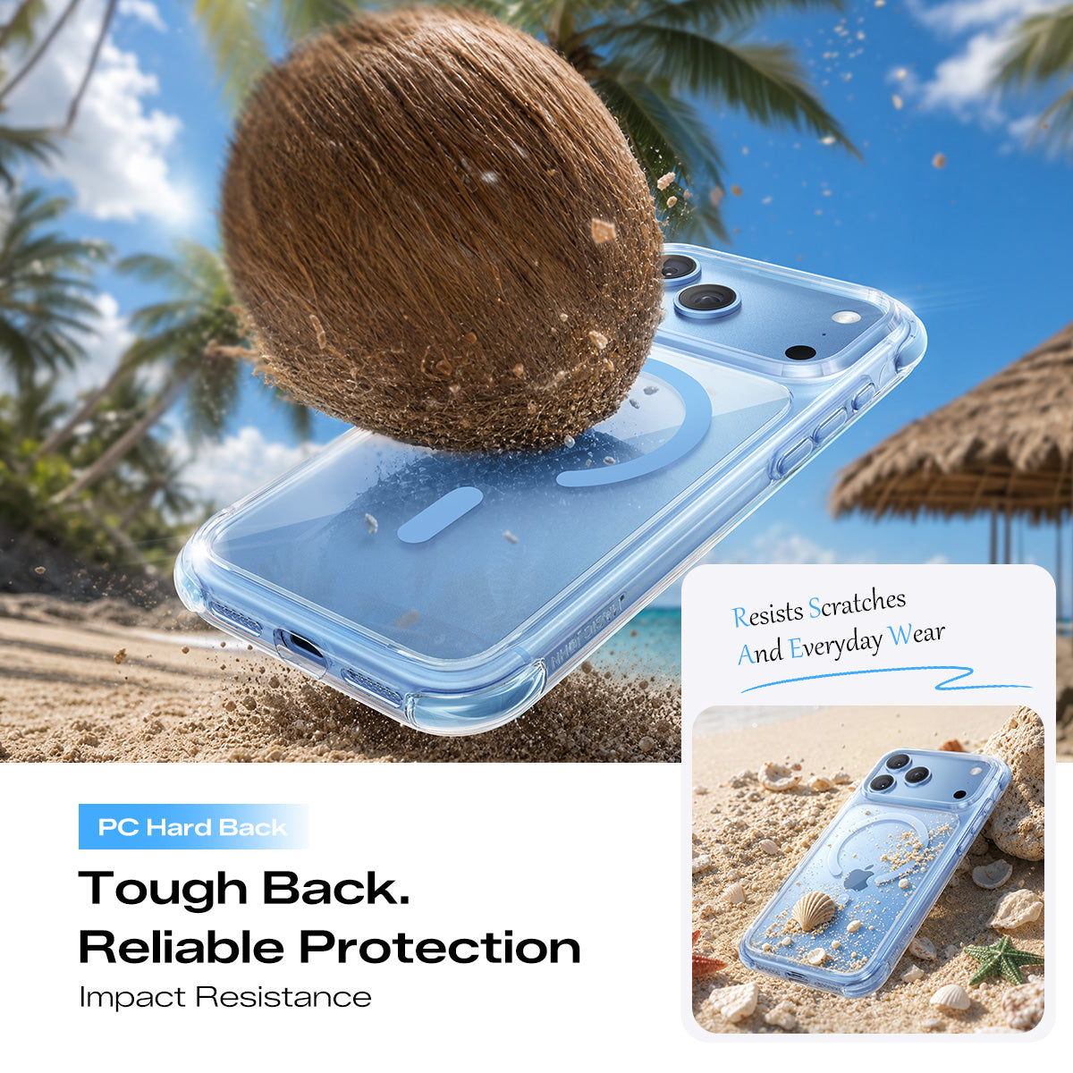 Funda protectora magnética para iPhone 17 Pro/Pro Max