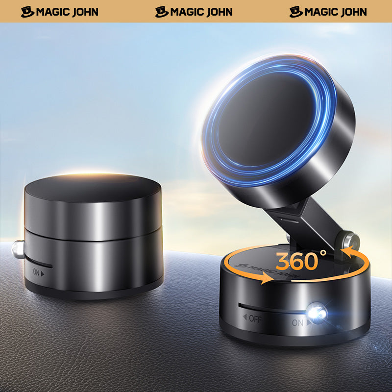 MAGIC JOHN Upgraded Magnetic Phone Holder with 360° Rotation