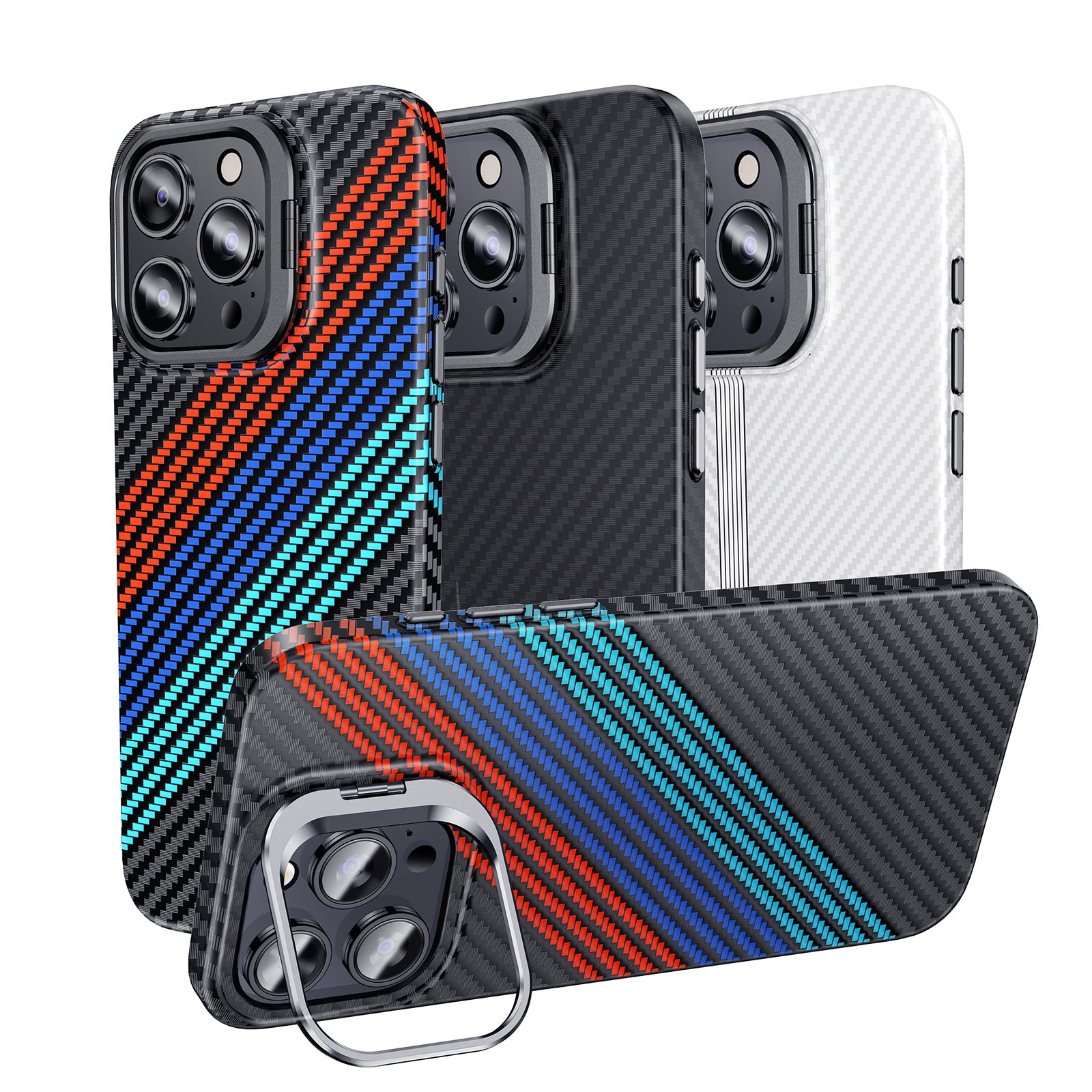 Magic John phone case both in lens protection and phone holder support wireless charging