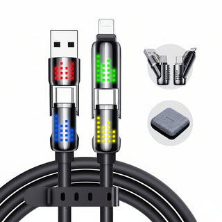 Cable de carga rápida USB 4 en 1 de 240 W