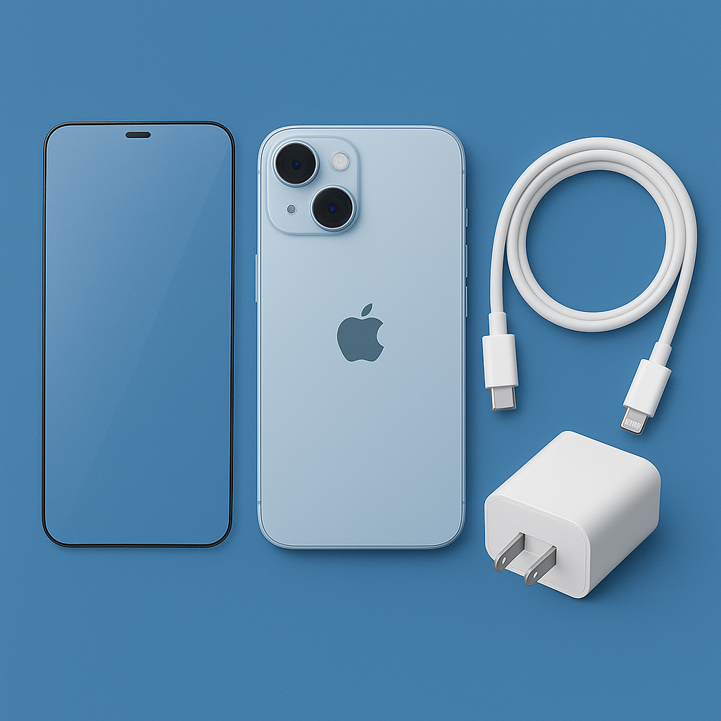 MAGICJOHN Suitable for iPhone 17 series digital gift package, including Screen Protector, data cable, and charging head