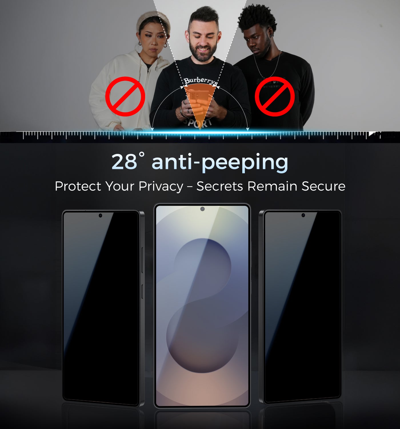 MAGIC JOHN Upgraded Screen Protector for Samsung - Automatic Dust Free Eco-Friendly Protection