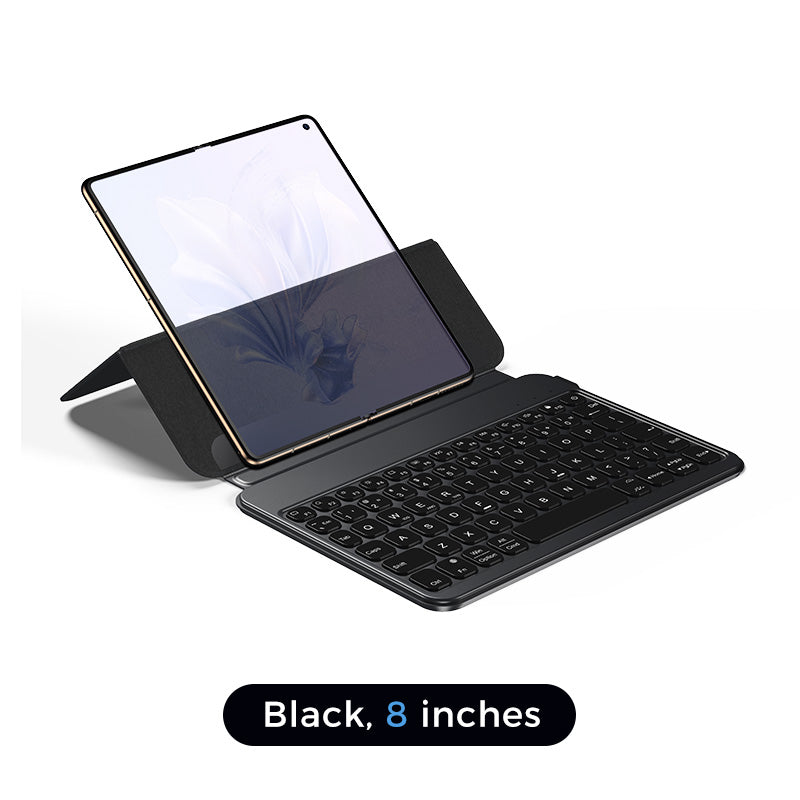 MAGIC JOHN Portable Bluetooth Magic Keyboard  Case with iPad 8''–11''
