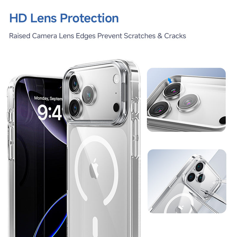 MAGIC JOHN Camera Lens Adjustable Camera Protection Stand iPhone Case