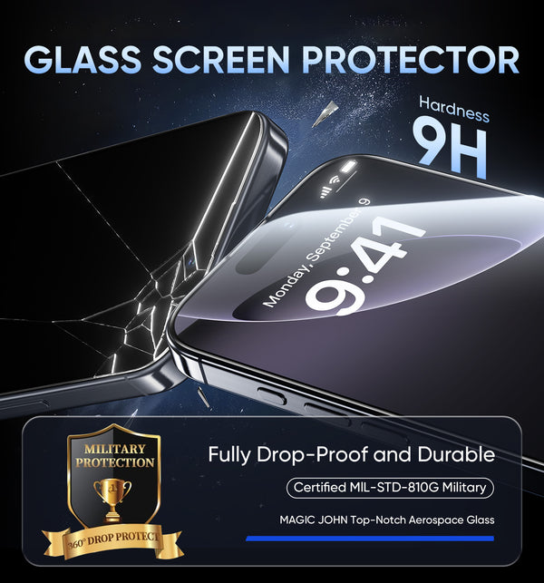 MAGIC JOHN Upgraded Screen Protector - Automatic Dust Free Eco-Friendl
