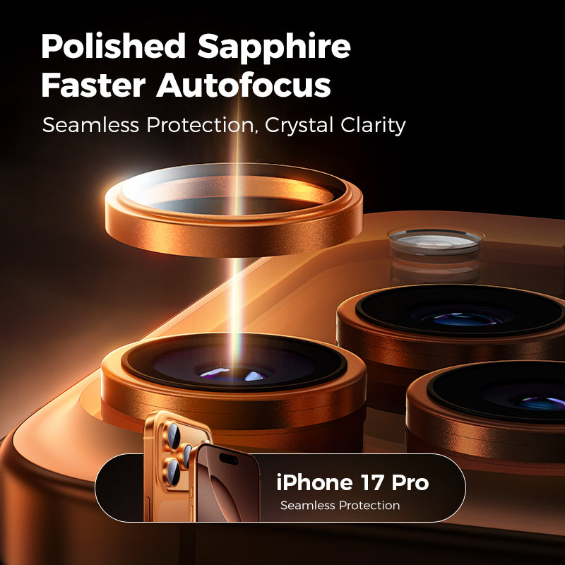 MAGIC JOHN Camera Lens Protector For iPhone 11/12/13/14/15/16/17 Series