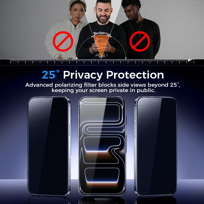 MAGIC JOHN Upgraded Screen Protector for iPhone 17/Air/Pro/Pro Max- Automatic Dust Free Eco-Friendly Protection