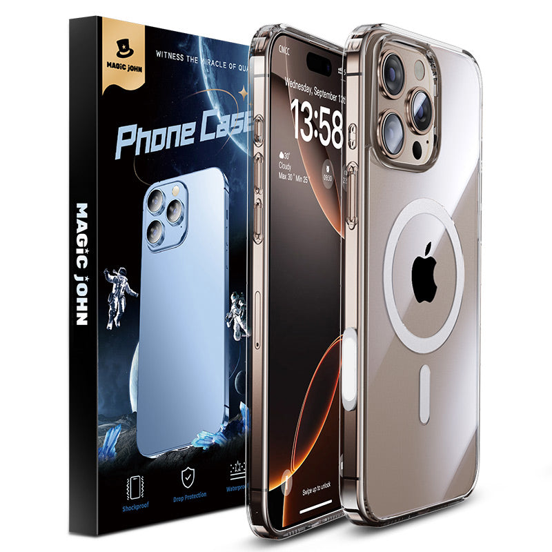 MAGICJOHN  For iPhone 16 Series Exclusive Dynamic Clear Phone Case