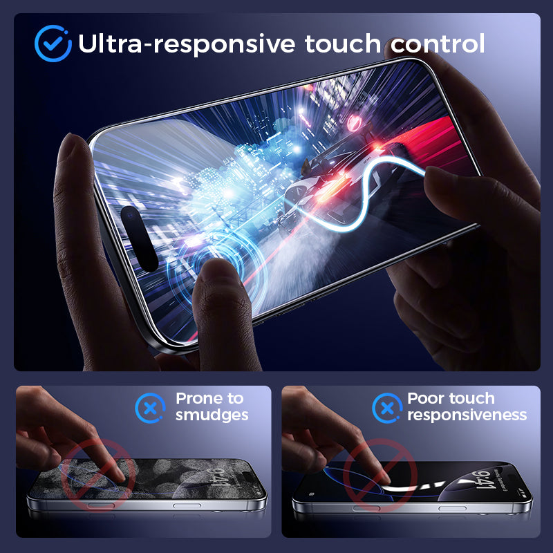 MAGIC JOHN Upgraded Screen Protector for iPhone 17/Air/Pro/Pro Max- Automatic Dust Free Eco-Friendly Protection