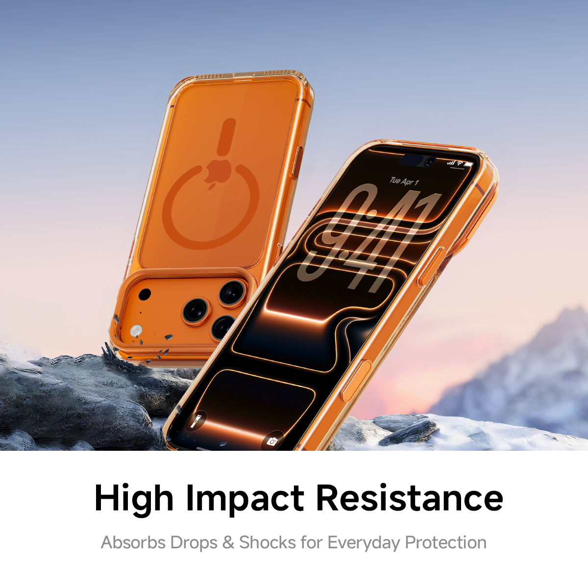 MAGIC JOHN Upgraded iPhone 17pro/ 17promax Lens Protection Kickstand Case