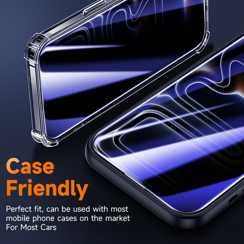 MAGIC JOHN iPhone 17/ Air/ Pro/ Pro Max Screen Protector - Dust Free Without Bubbles