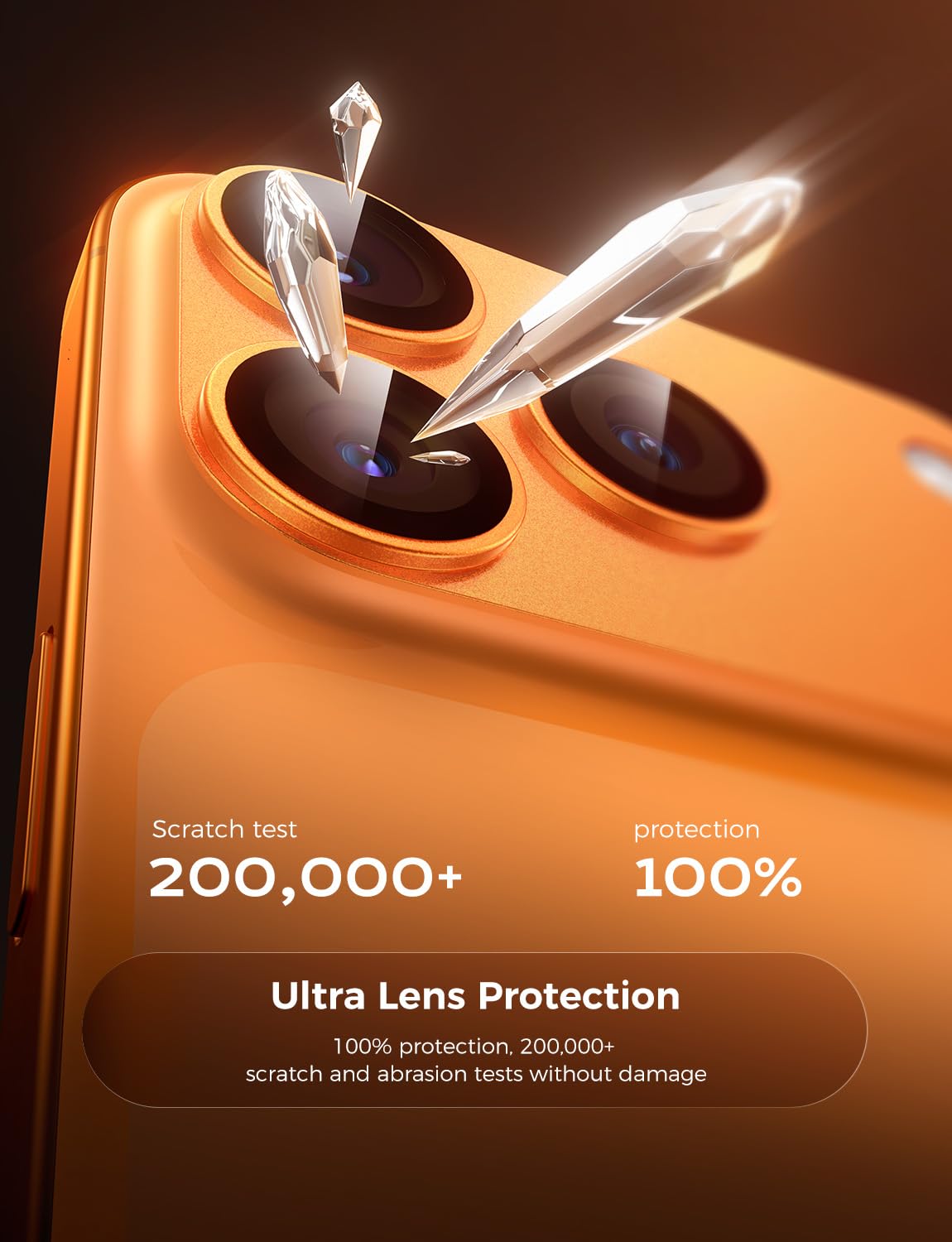 iPhone 17 Pro/Pro Max Sapphire Camera Lens Protector