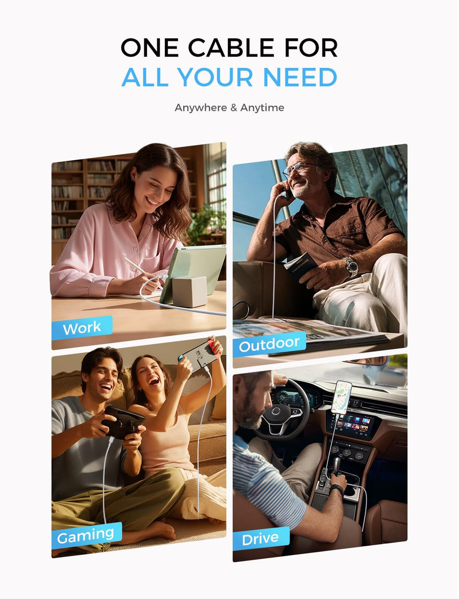 USB-C to USB-C 60W Fast Charging Cable