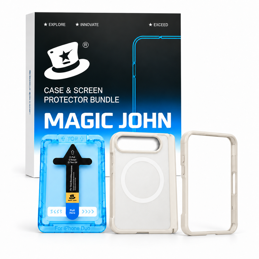 iPhone Duo Matte Case & AR Screen Protector Set