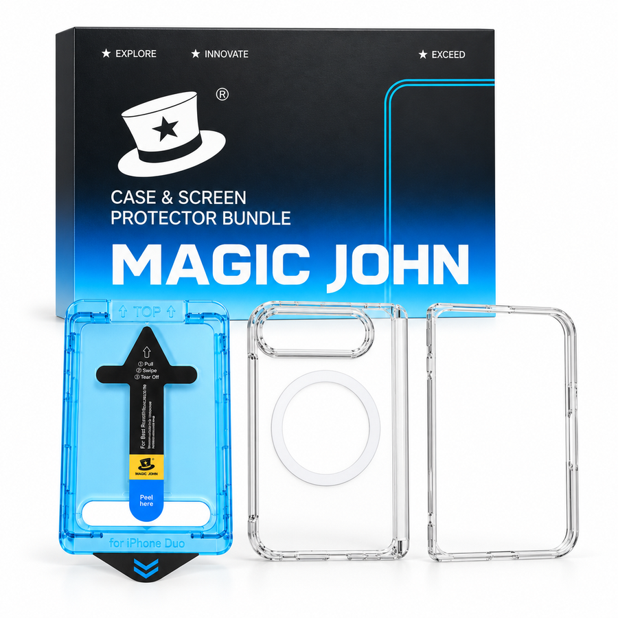 iPhone Duo Matte Case & AR Screen Protector Set