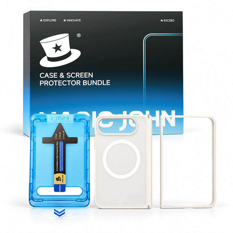 iPhone Duo Matte Case & AR Screen Protector Set